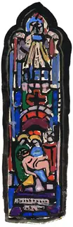 Evie Hone, DESIGN FOR STAINED GLASS WINDOW DEPICTING THE DEPOSITION