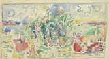 Father Jack P. Hanlon, LANDSCAPE WITH FIGURES