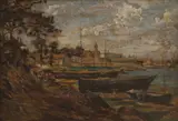 Aloysius C. OKelly, ON THE BEACH CONCARNEAU, FRANCE