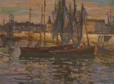 Aloysius C. OKelly, FISHING BOATS AT CONCARNEAU, FRANCE