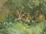 Mildred Anne Butler, CATS BENEATH A WALL