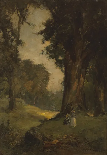 William Gibbes Mackenzie, SUMMER EVENING, oil on board
