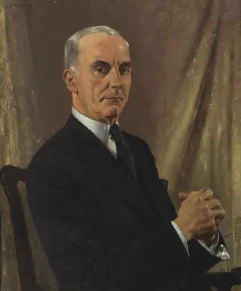Leo Whelan, PORTRAIT OF MR. GEORGE HILL TULLOCH [FORMER DIRECTOR OF BANK OF IRELAND], oil on canvas