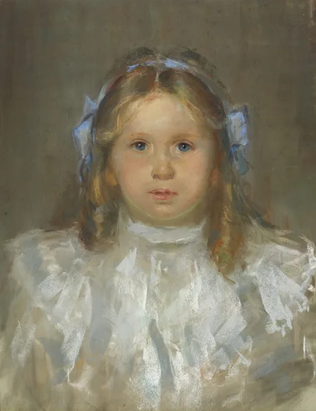 Lily Williams, PORTRAIT OF A GIRL, pastel on paper