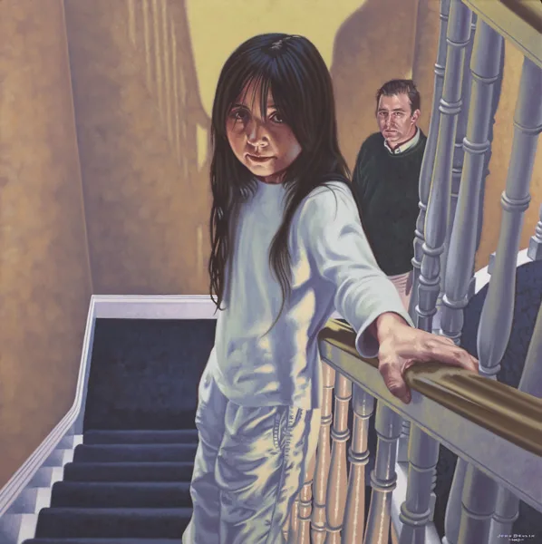 John Devlin, LANDING, 2003, acrylic on canvas