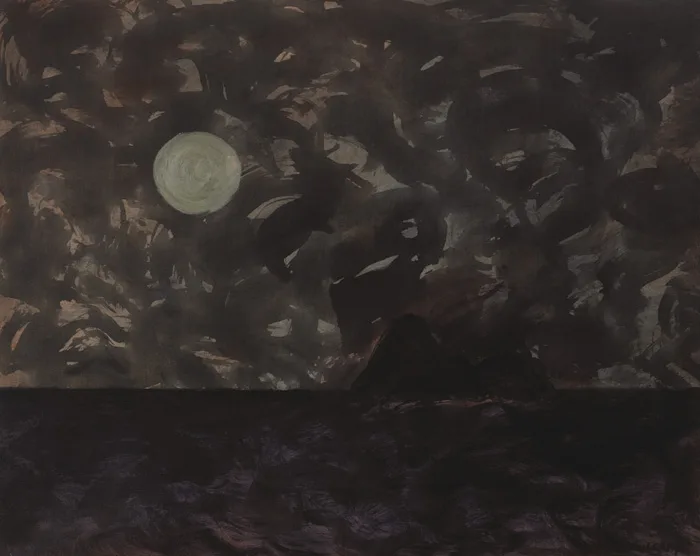 ISLANDS by Michael Mulcahy, c.2000, oil on canvas, offered Mar 2013