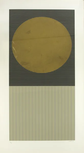UNTITLED IV by Patrick Scott, 2006, carborundum and gold leaf; (no. 40 from an edition of 75), sold Mar 2013
