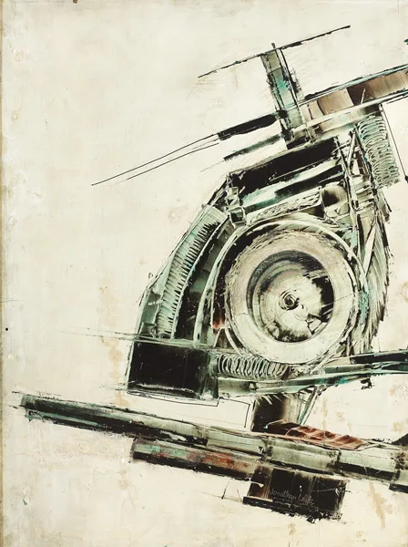 NO. 13 by Jonathan Wade, oil on board, sold Mar 2013