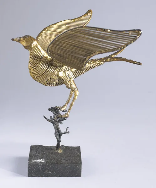 BIRD by John Behan, bronze on black marble base, sold Mar 2013