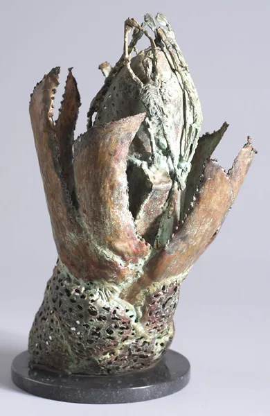 TITANIC by John Behan, bronze on Kilkenny marble base, offered Mar 2013