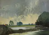 Charles Vincent Lamb, RIVER LANDSCAPE
