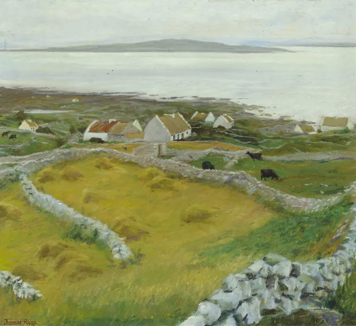 ARALOUGH [SIC], ROUNDSTONE, CONNEMARA by Thomas Ryan, 1968, oil on canvas, offered Mar 2013