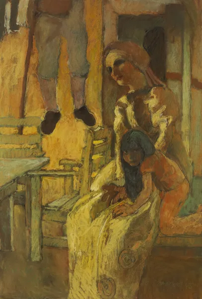 Elizabeth Comerford, MEMORIES OF CHILDHOOD, 2005, pastel