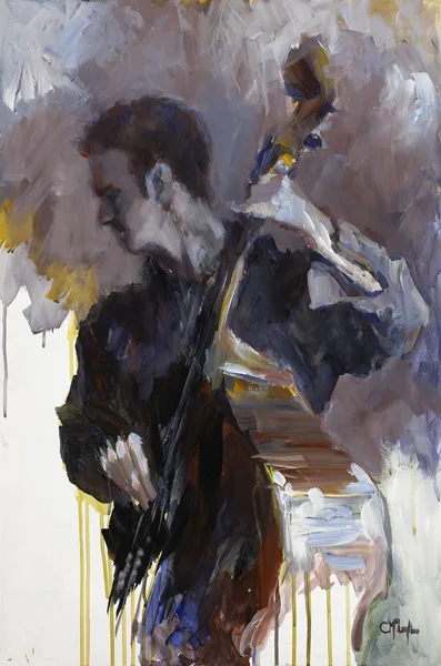 LONG DAY by Cian McLoughlin, oil on board, offered Mar 2013