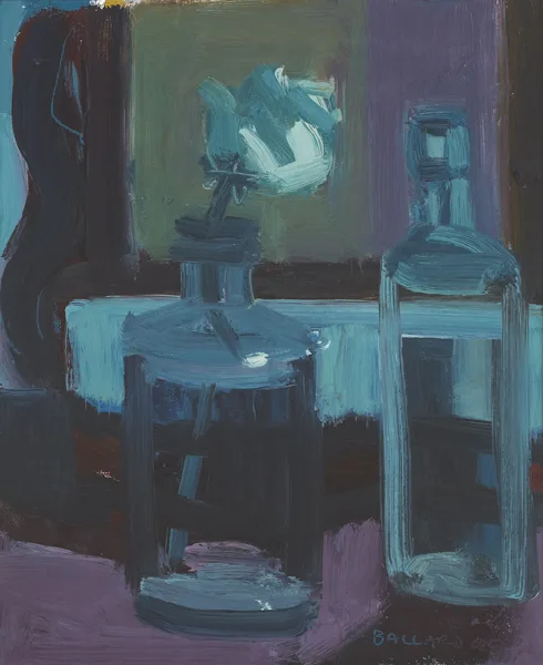 Brian Ballard, WHITE ROSE, 2004, oil on board