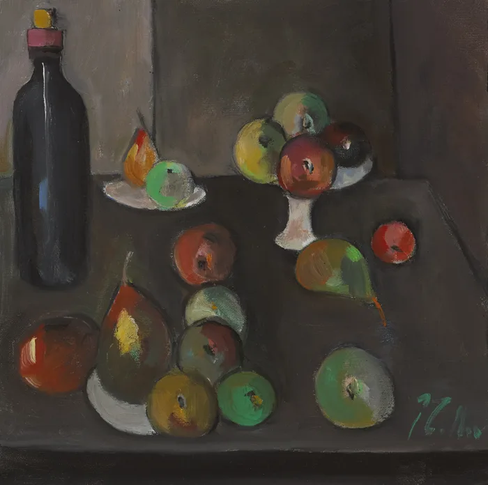 STUDIO STILL LIFE III by Peter Collis, 2007, oil on canvas, sold Dec 2012