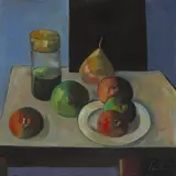 Peter Collis, STILL LIFE WITH OIL JAR