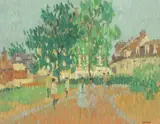 Desmond Carrick, EVENING ON RUE CARNOT, VERNON, FRANCE