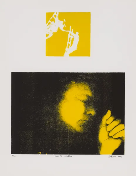 JACOB'S LADDER by David Dubose, lithograph, offered Dec 2012