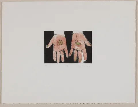 Cecily Brennan, JOB, drypoint and spit bite