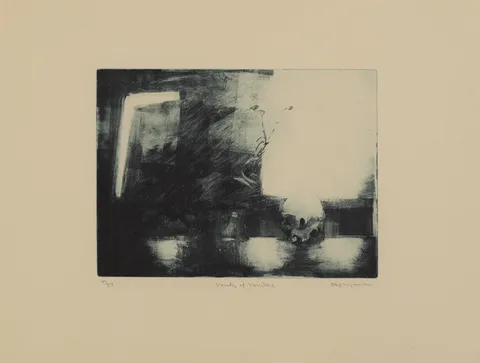 VANITY OF VANITIES by Sophie Aghajanian, etching, offered Dec 2012