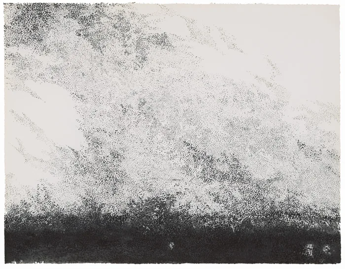 UNTITLED by Joy Gerrard, etching, offered Dec 2012