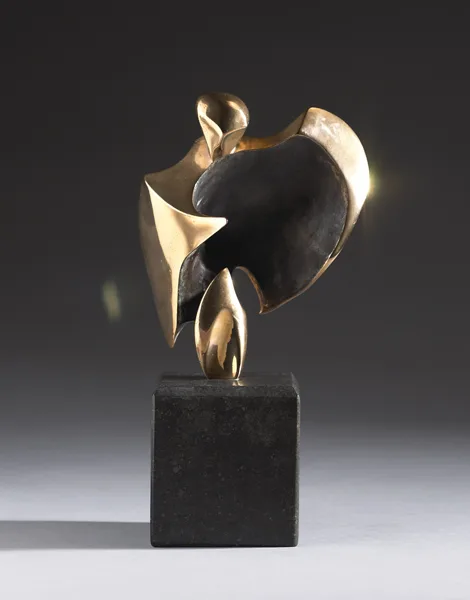 CONDUCTOR by Joseph Sloan, bronze on black marble base; (no. 1 from an edition of 3), sold Dec 2012