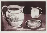 Patrick Hickey, STILL LIFE WITH LIVERPOOL JUGS