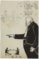 Robert Gregory, RABBIT COURSING, 1903, EATING CAKE and GENTLEMAN IN DINNER JACKET (SET OF 3)
