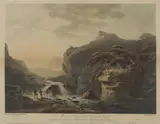 Thomas Walmsley, VIEW ON THE RIVER SHEENE NEAR KENMARE, VIEW ON THE RIVER KENMARE NEAR KILLARNEY and VIEW OF MUCRASS ABBEY, GREAT LAKE OF KILLARNEY (SET OF THREE)