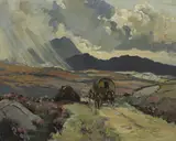 Anne Primrose Jury, HEAVY SHOWERS NEAR GLEN VILLAGE, COUNTY DONEGAL