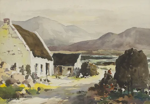Christopher M. Doran, IN GLENBEIGH, COUNTY KERRY, watercolour