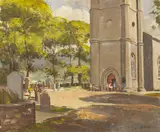 Tom Nisbet, VIEW OF ST. PATRICK'S, CHURCH OF IRELAND, ENNISKERRY, COUNTY WICKLOW