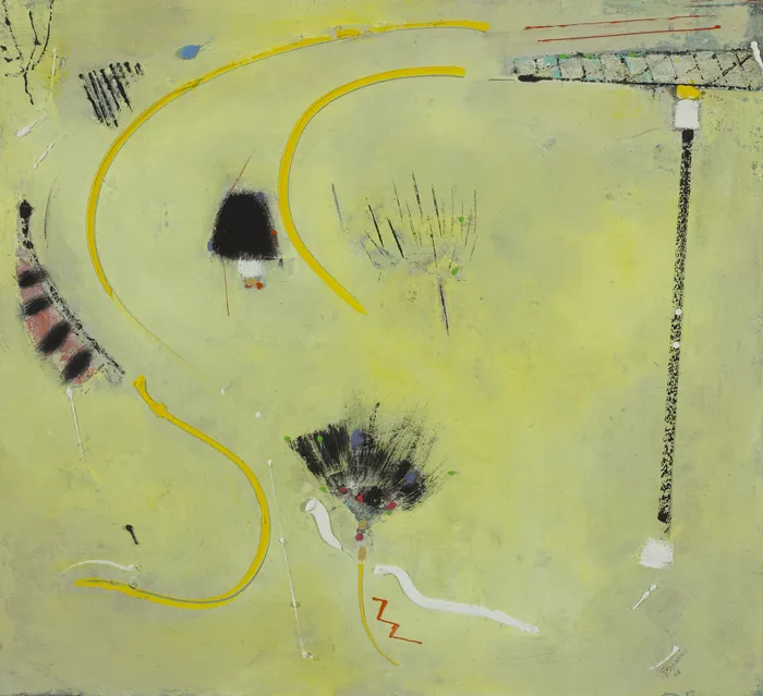 CRANE by Mike Fitzharris, 2008, oil on board, offered Dec 2012