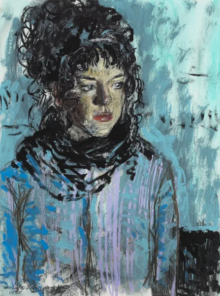 ÉDAÍN NO. 10 by Michael O'Dea, 1998, acrylic, chalk and pastel on paper, sold Dec 2012