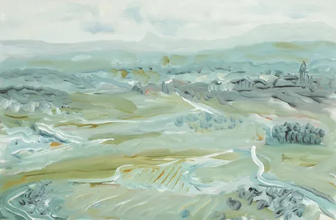 Eithne Jordan, WINTER LANDSCAPE III, 1998, oil on linen