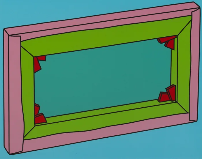 PAINTING by Michael Craig-Martin, 1999, screen print; (no. 27 from an edition of 50), sold Dec 2012