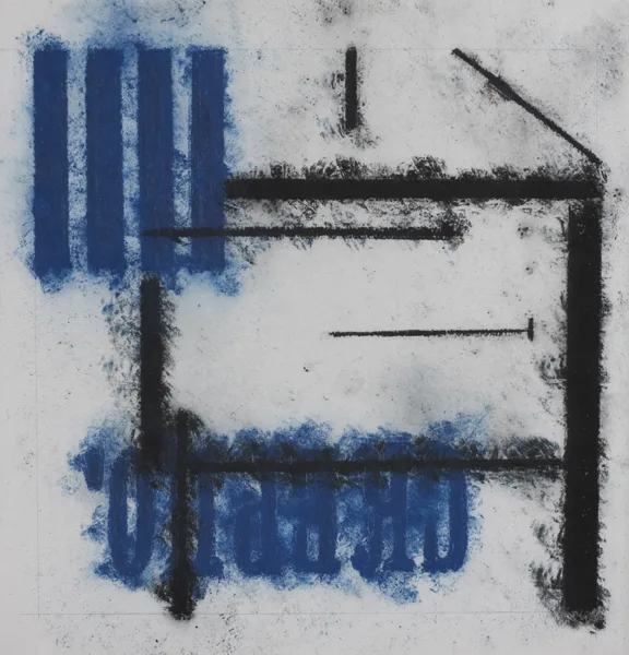 SCHERZO by Paul O'Keefe, 1982, pastel on paper, offered Dec 2012