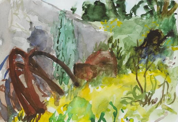 CRONODY, CO. CORK by Jill Dennis, 1989, watercolour, sold Dec 2012