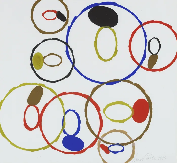 UNTITLED by Bernard Cohen, 1976, gouache, offered Dec 2012