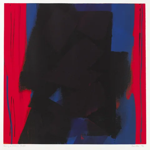Martyn Robert Brewster, BEAUTY AND SADNESS, NO. 62, 1996, silkscreen monoprint