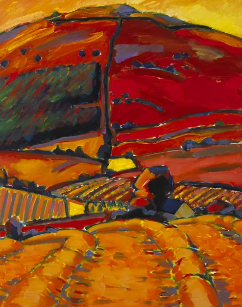 ANCIENT FORTRESS by Robert Lynn, 1994, oil on canvas, offered Dec 2012