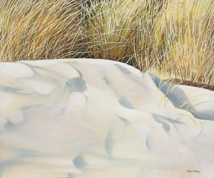SAND DUNE by Dee Crowe, oil on canvas, offered Dec 2012