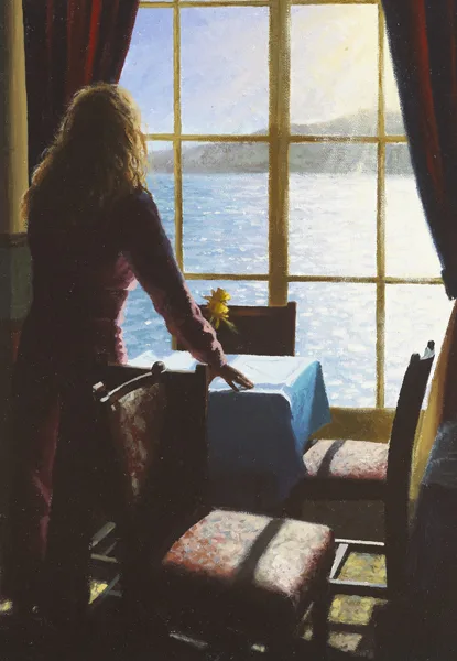 Mike Briscoe, STUDY AT THE GRAND I, 2003, oil on linen
