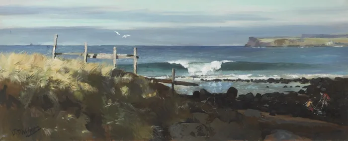J. D. Wright, PORTBALLINTRAE, NORTH ANTRIM, oil on canvas