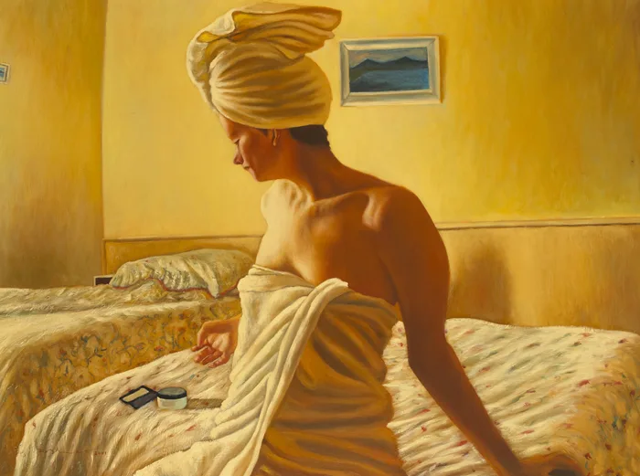 LOTION by Mark (Rasher) Kavanagh, 2001, oil on canvas, offered Dec 2012