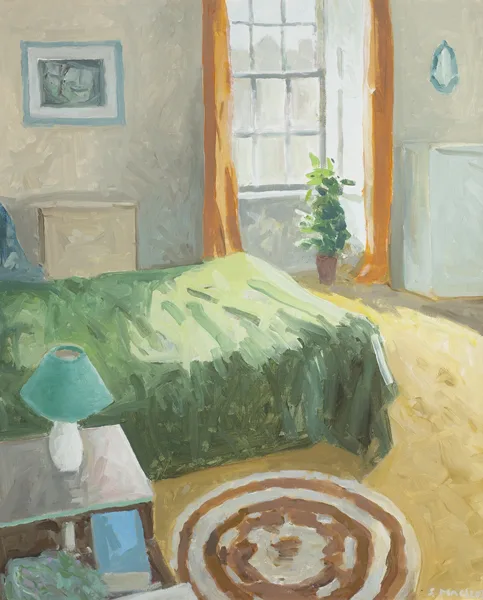 Simon MacLeod, INTERIOR, 1991, oil on canvas