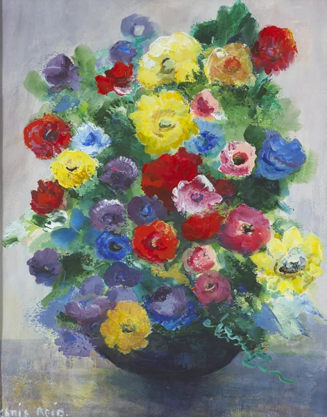 SUMMER FANTASY by Chris Reid, 1981, oil on paper, offered Dec 2012
