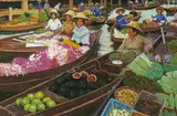 Fergal Flanagan, FLOATING MARKET I, DAMNOEN SADUAK, THAILAND