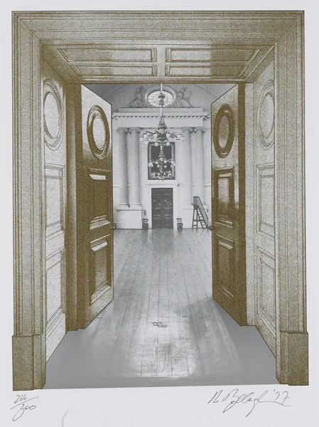 THE DINING HALL, KING'S INNS by Robert Ballagh, 1997, lithographic print (no. 266 from an edition of 300), offered Dec 2012